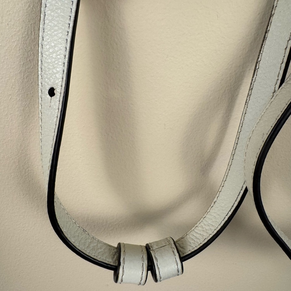 Henri Bendel Influencer Mini Convertible Backpack in White - Picture 3 of 14
